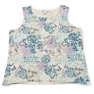 Christopher & Banks floral tank top